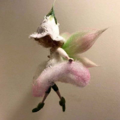 Little Fairy „Pasidaryk pats“ amatų adatų vėlimo gyvūnų rinkinys Rankdarbių nebaigtų veltinio žaislų amatų medžiaga adatų vėlimo vilnos įrankis