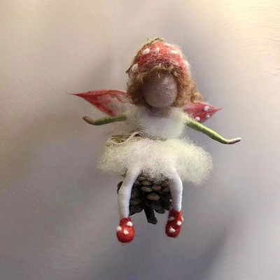 Little Fairy „Pasidaryk pats“ amatų adatų vėlimo gyvūnų rinkinys Rankdarbių nebaigtų veltinio žaislų amatų medžiaga adatų vėlimo vilnos įrankis