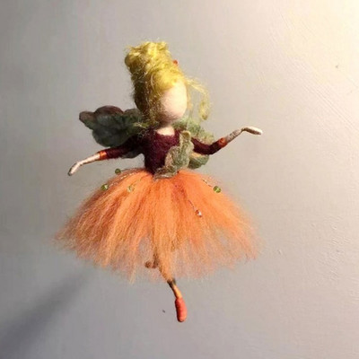 Little Fairy „Pasidaryk pats“ amatų adatų vėlimo gyvūnų rinkinys Rankdarbių nebaigtų veltinio žaislų amatų medžiaga adatų vėlimo vilnos įrankis