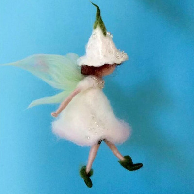 Little Fairy „Pasidaryk pats“ amatų adatų vėlimo gyvūnų rinkinys Rankdarbių nebaigtų veltinio žaislų amatų medžiaga adatų vėlimo vilnos įrankis