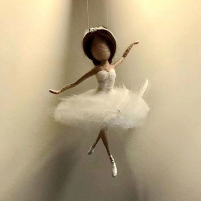 Little Fairy „Pasidaryk pats“ amatų adatų vėlimo gyvūnų rinkinys Rankdarbių nebaigtų veltinio žaislų amatų medžiaga adatų vėlimo vilnos įrankis