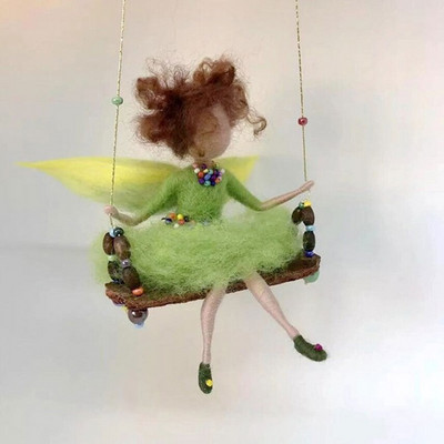 Little Fairy „Pasidaryk pats“ amatų adatų vėlimo gyvūnų rinkinys Rankdarbių nebaigtų veltinio žaislų amatų medžiaga adatų vėlimo vilnos įrankis