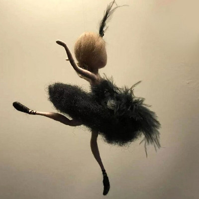 Little Fairy „Pasidaryk pats“ amatų adatų vėlimo gyvūnų rinkinys Rankdarbių nebaigtų veltinio žaislų amatų medžiaga adatų vėlimo vilnos įrankis