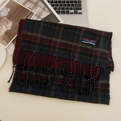 Καρό μαντήλι κρόσια για γυναίκες