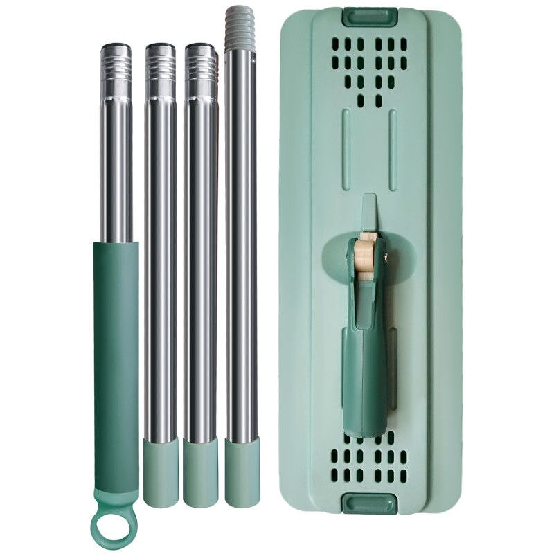 Διμερής σφουγγαρίστρα υφασμάτινο πλύσιμο δαπέδου οικιακού καθαρισμού Αντικατάσταση κάδου σετ με Spin Flat Microfiber Magic Lazy Hand Free