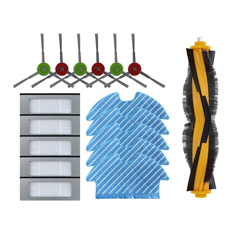 Rullpeamise küljeharja filtri mopilapp Ecovacs Deebot OZMO 900 DN5G robottolmuimeja tarvikute vahetus