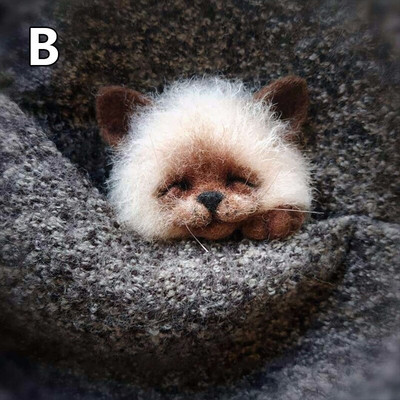 Villane vildist käsitöö toksi komplekt Ise ise teha armsad loomad pross villanõel viltimismaterjalide pakett Käsitsi valmistatud käsitöökomplekt lastele kingitused