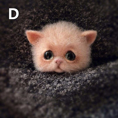 Villane vildist käsitöö toksi komplekt Ise ise teha armsad loomad pross villanõel viltimismaterjalide pakett Käsitsi valmistatud käsitöökomplekt lastele kingitused