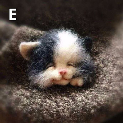 Villane vildist käsitöö toksi komplekt Ise ise teha armsad loomad pross villanõel viltimismaterjalide pakett Käsitsi valmistatud käsitöökomplekt lastele kingitused