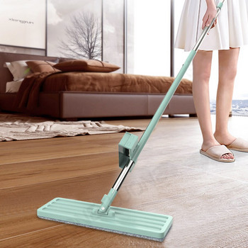 Hands-free Mop Floor Cleaning Microfiber Mop Squeeze Flat Mop Οικιακά εργαλεία καθαρισμού