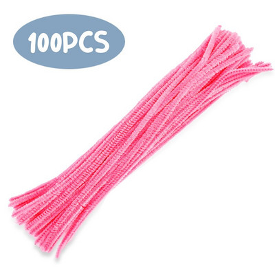 Fenrry 100 db 30 cm-es zseníliaszár csőtisztítók plüss talmi gyerekeknek oktató játékok Kézzel készített művészi anyagok barkácsolási kellékekhez