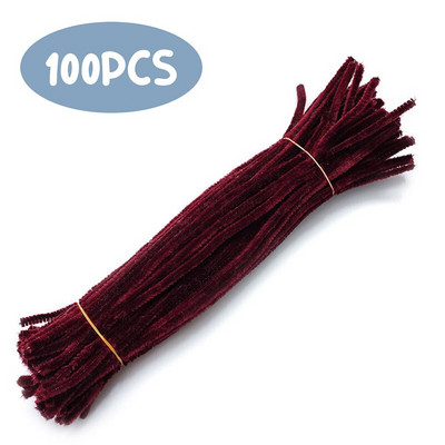 Fenrry 100 db 30 cm-es zseníliaszár csőtisztítók plüss talmi gyerekeknek oktató játékok Kézzel készített művészi anyagok barkácsolási kellékekhez