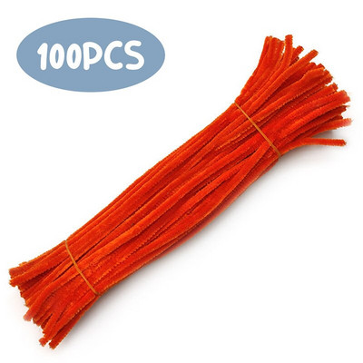 Fenrry 100 db 30 cm-es zseníliaszár csőtisztítók plüss talmi gyerekeknek oktató játékok Kézzel készített művészi anyagok barkácsolási kellékekhez