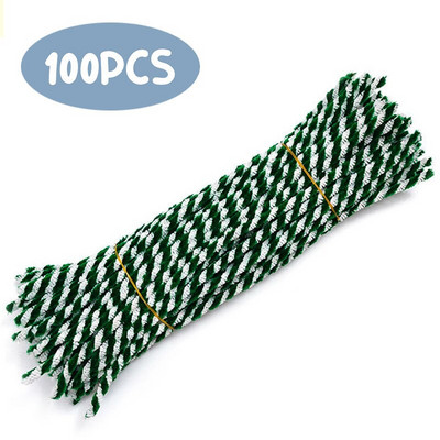 Fenrry 100 db 30 cm-es zseníliaszár csőtisztítók plüss talmi gyerekeknek oktató játékok Kézzel készített művészi anyagok barkácsolási kellékekhez