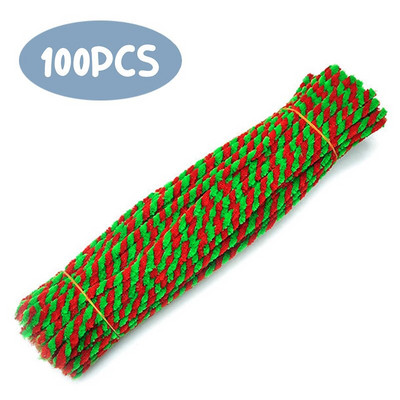 Fenrry 100 db 30 cm-es zseníliaszár csőtisztítók plüss talmi gyerekeknek oktató játékok Kézzel készített művészi anyagok barkácsolási kellékekhez