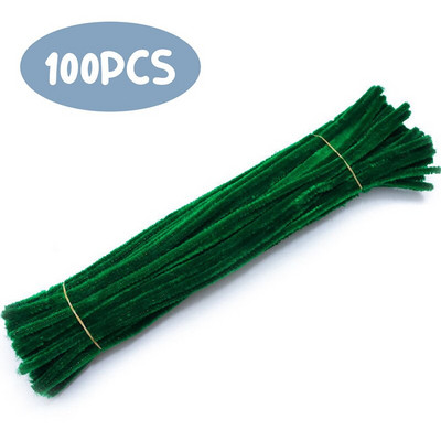 Fenrry 100 db 30 cm-es zseníliaszár csőtisztítók plüss talmi gyerekeknek oktató játékok Kézzel készített művészi anyagok barkácsolási kellékekhez