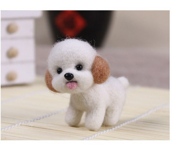 Τσάντα Dog Poke Wool Felt Diy Material Τσάντα Χειροποίητη Diy Felt Kits Μαλλί για τσόχα Κέντημα Πακέτο Αξεσουάρ κεντήματα