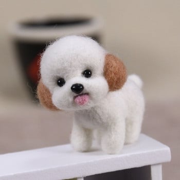 Τσάντα Dog Poke Wool Felt Diy Material Τσάντα Χειροποίητη Diy Felt Kits Μαλλί για τσόχα Κέντημα Πακέτο Αξεσουάρ κεντήματα