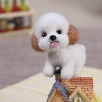 Τσάντα Dog Poke Wool Felt Diy Material Τσάντα Χειροποίητη Diy Felt Kits Μαλλί για τσόχα Κέντημα Πακέτο Αξεσουάρ κεντήματα