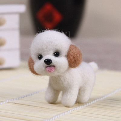 Τσάντα Dog Poke Wool Felt Diy Material Τσάντα Χειροποίητη Diy Felt Kits Μαλλί για τσόχα Κέντημα Πακέτο Αξεσουάρ κεντήματα