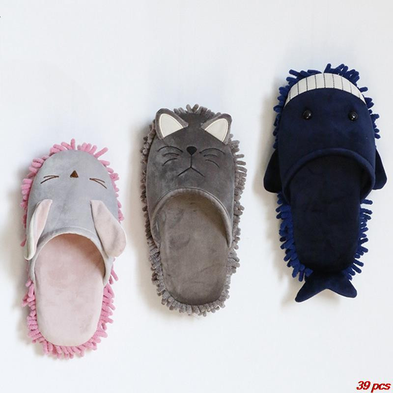 Mikrofiibrist multifilmisussid Põrandapuhastusmopp Meestele ja naistele Kodutolmu eemaldamine Sussid põrandatolmust mustuse puhastussussid