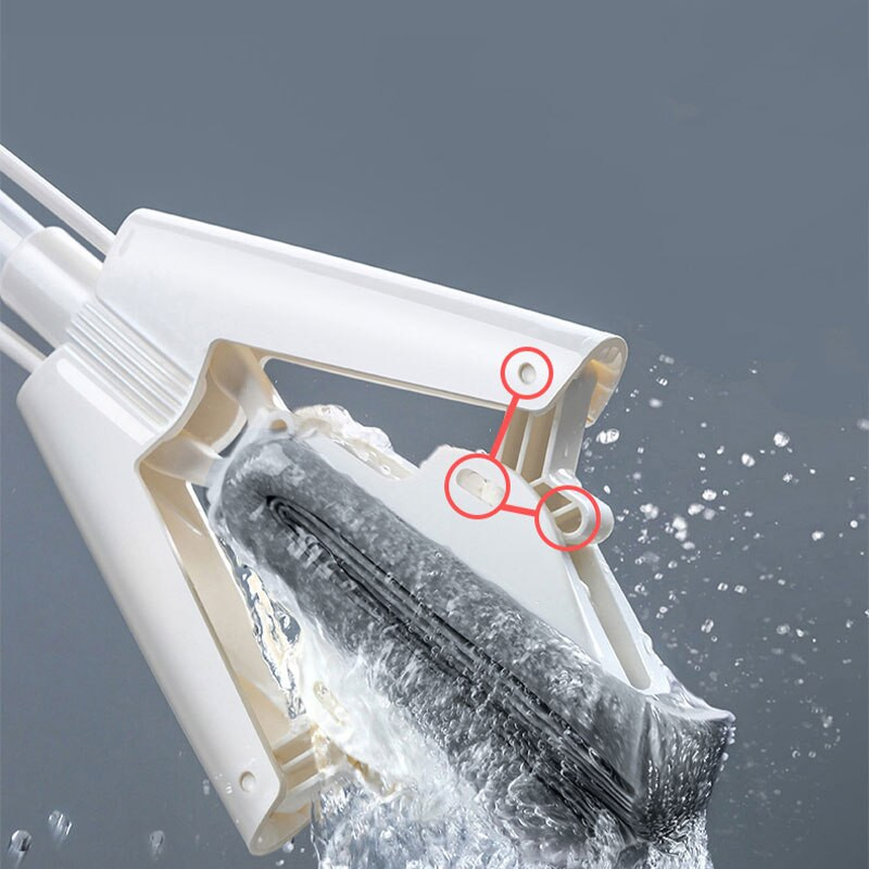 Σφουγγαρίστρα διπλής διπλής σφουγγαρίστρας σφουγγαρίστρα σφουγγαρίστρα κεφαλής Απορροφητική οικιακή σφουγγαρίστρα δαπέδου χωρίς πλύσιμο στο χέρι Βαμβακερή σφουγγαρίστρα Large JBS10