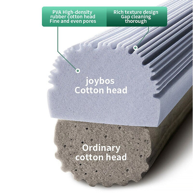 Σφουγγαρίστρα διπλής διπλής σφουγγαρίστρας σφουγγαρίστρα σφουγγαρίστρα κεφαλής Απορροφητική οικιακή σφουγγαρίστρα δαπέδου χωρίς πλύσιμο στο χέρι Βαμβακερή σφουγγαρίστρα Large JBS10