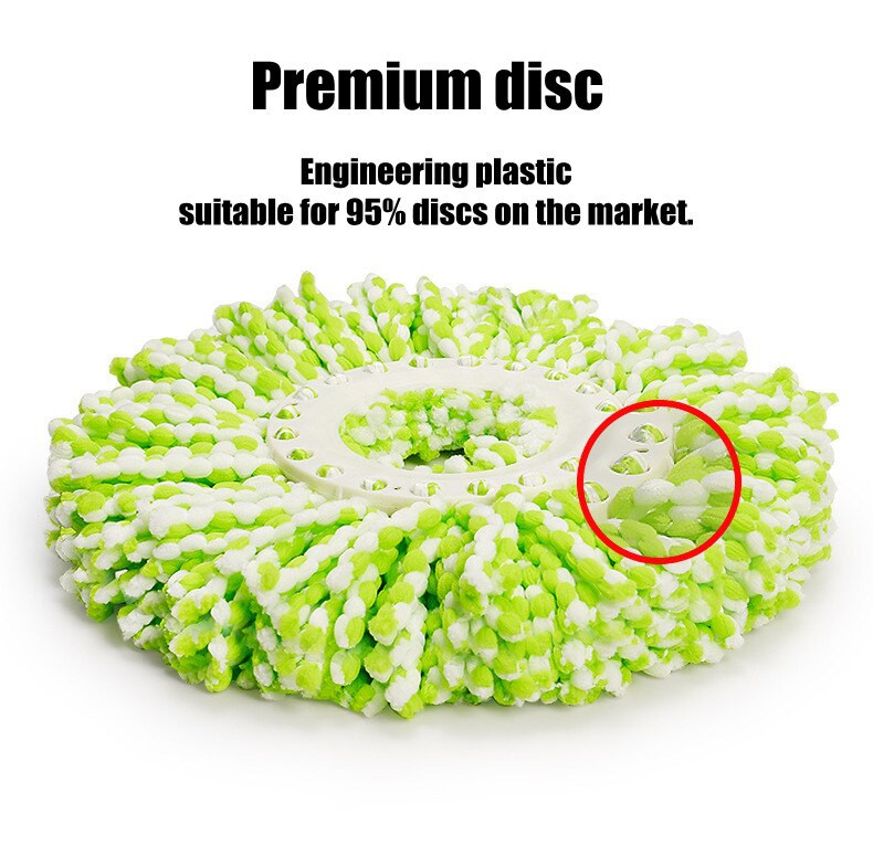 5 TK mopipea, pöörlevad puuvillased padjad, asenduslapi tsentrifuugimine põranda pesemiseks.