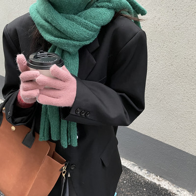 Γυναικείο πλεκτό κασκόλ casual