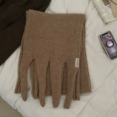 Γυναικείο πλεκτό κασκόλ casual