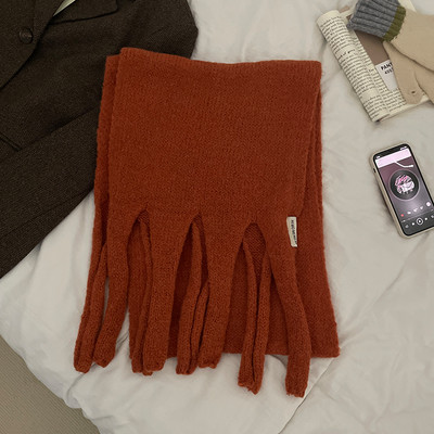 Γυναικείο πλεκτό κασκόλ casual