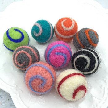 5 τμχ/ παρτίδα Felt Balls Colorful Pom Pom, Pom Poms Supplies for Pom Poms Hobby και DIY Creative Craft Decoration