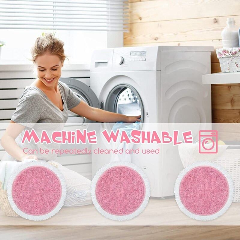 6 τεμ. Αντικατάσταση μαξιλαριών καθαρισμού Spin ηλεκτρικές σφουγγαρίστρες Αντικατάσταση μαξιλαριών ηλεκτρικής σφουγγαρίστρας Αξεσουάρ σφουγγαρίστρας για το σπίτι