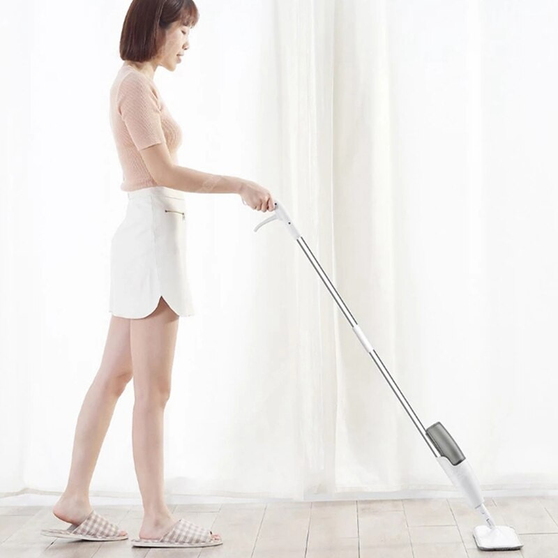 8 buc. Înlocuiește cârpe pentru mop pentru mop cu pulverizare de apă Xiaomi Mijia Deerma, cap de cârpă de curățare rotativ 360 din fibră de carbon din lemn