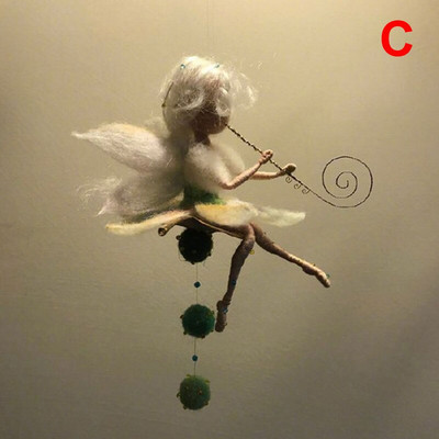 Νέο DIY Little Fairy Wool Felt Dolls Craft Felt Needle Animal Kit Σετ χειροτεχνίας Ημιτελές Χειροποίητο Δώρο Poke