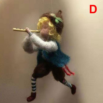 Νέο DIY Little Fairy Wool Felt Dolls Craft Felt Needle Animal Kit Σετ χειροτεχνίας Ημιτελές Χειροποίητο Δώρο Poke