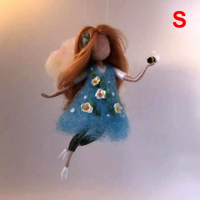 Νέο DIY Little Fairy Wool Felt Dolls Craft Felt Needle Animal Kit Σετ χειροτεχνίας Ημιτελές Χειροποίητο Δώρο Poke