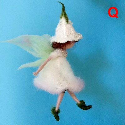 Νέο DIY Little Fairy Wool Felt Dolls Craft Felt Needle Animal Kit Σετ χειροτεχνίας Ημιτελές Χειροποίητο Δώρο Poke