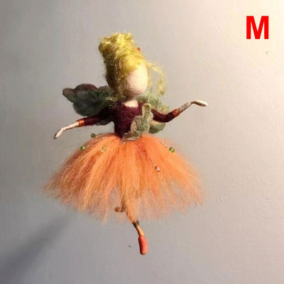 Νέο DIY Little Fairy Wool Felt Dolls Craft Felt Needle Animal Kit Σετ χειροτεχνίας Ημιτελές Χειροποίητο Δώρο Poke