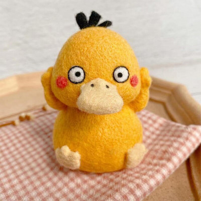 Pâslă de lână de rață Cadouri de aniversare pentru cupluri făcute în casă Diy Poke Poke Fun Material Pachet Craft Stitch pentru Kit Accesorii pentru păpuși de pluș