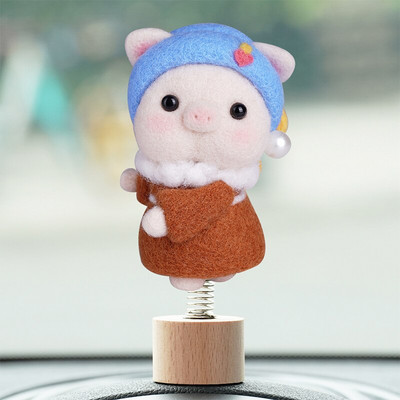 RORGETO Κιτ μαλλί τσόχα Υλικά κατοικίδια Παιχνίδι κούκλα DIY χειροτεχνίες για παιδιά Μη τελειωμένο μαλλί τσόχα Δημιουργικό χειροποίητο υλικό