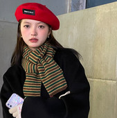 Naiste talvesall - triibuline muster