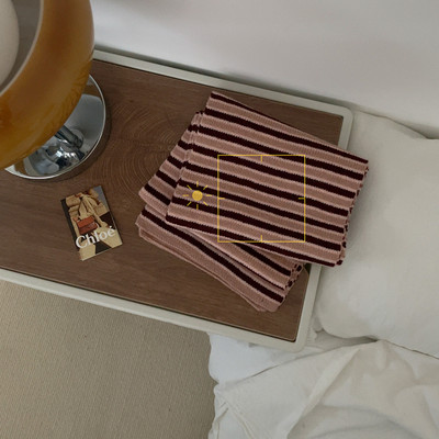 Naiste talvesall - triibuline muster