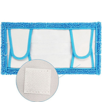 4PCS Плосък моп кърпа за мокър/сух микрофибър Резервни подложки за подови мопове Машинно пране Лесно за смяна за Swiffer Sweeper