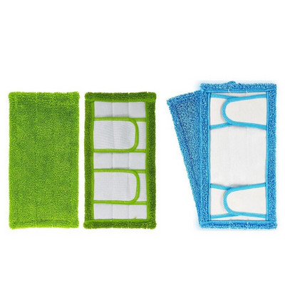 4 bucăți mop plat umed/uscat pânză din microfibră pentru mop de podea de înlocuire, lavabile la mașină, ușor de înlocuit pentru măturător Swiffer