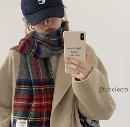 Naiste talvesall - ruuduline mudel