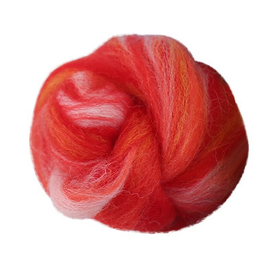 Nonvor 5g Μαλακό πολύχρωμο μαλλί πιλημάτων Fiber Needle Felting Natural Collection For Animal Project Felting Wool for DIY Needlework