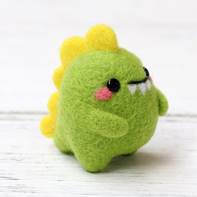 Lână de crocodil Poke Poke Shiba Inu Handmade Diy Material Geanta Poke Fun Desene Animat Artizanat Fata Artizanat Handmade Kituri pentru copii Adulti