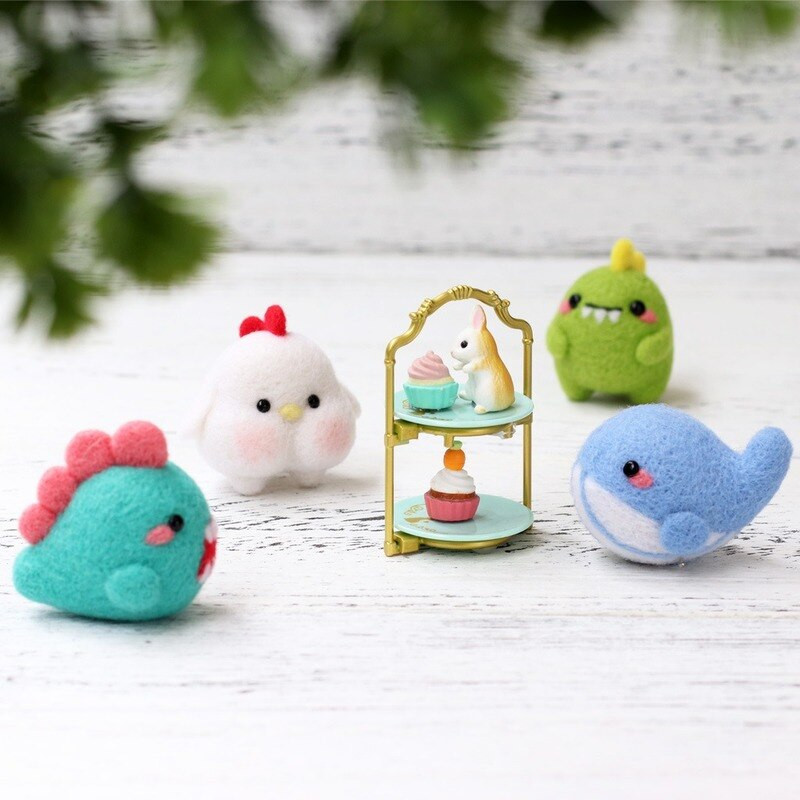 Lână de crocodil Poke Poke Shiba Inu Handmade Diy Material Geanta Poke Fun Desene Animat Artizanat Fata Artizanat Handmade Kituri pentru copii Adulti