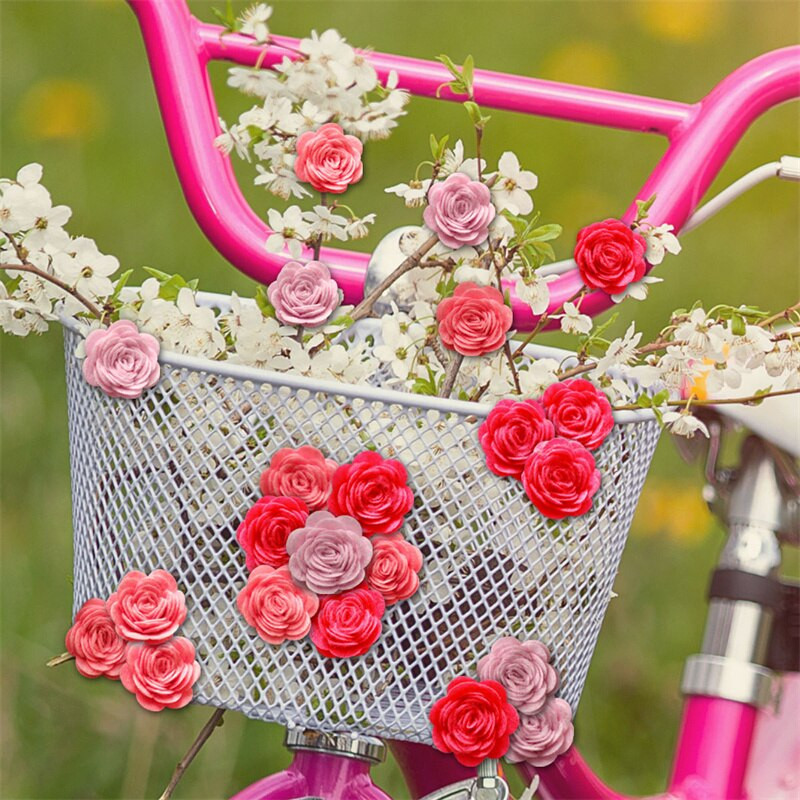 Πολύχρωμο ύφασμα από τσόχα λουλούδι κόλλα Diy Χειροποίητη γιρλάντα Craft Supplies Feltting Στολίδια για ενήλικες και παιδιά Δώρο